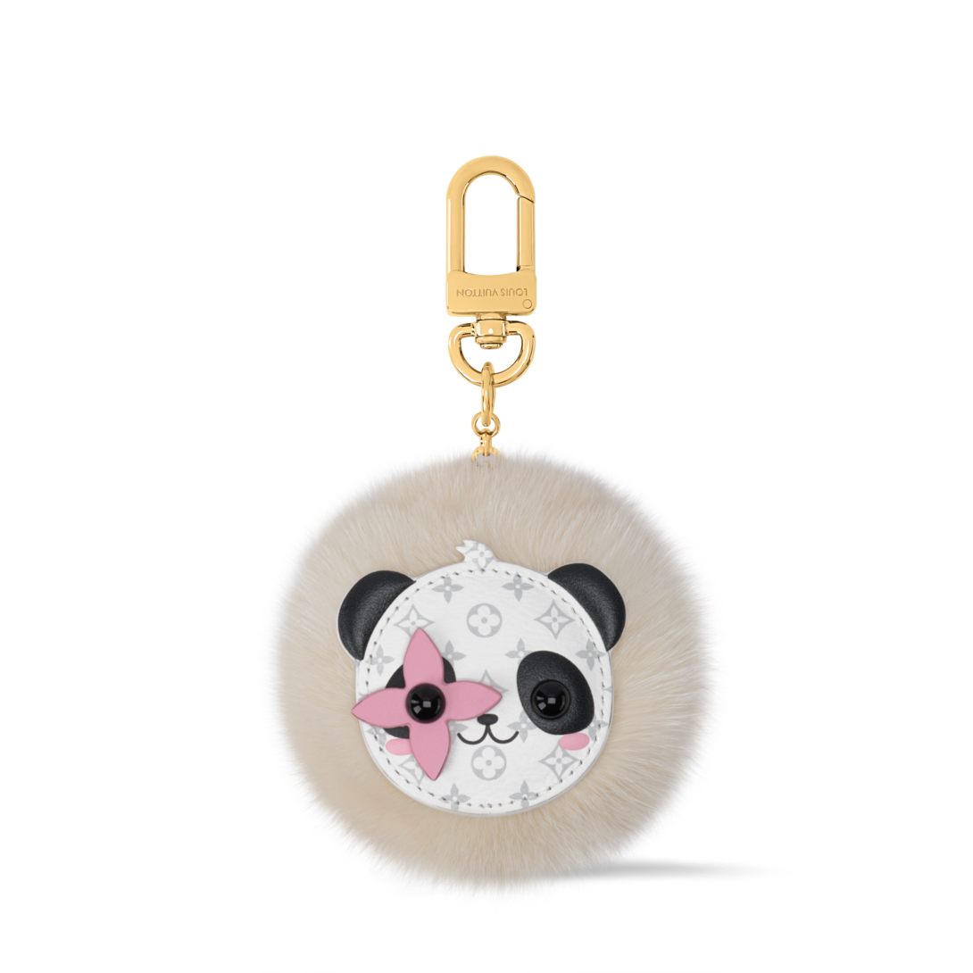 LOUIS VUITTON モノグラムフラワー クッション・LV チェックメイト LV Panda Pompon Bag Charm S00 - Women - Accessories | LOUIS VUITTON ®